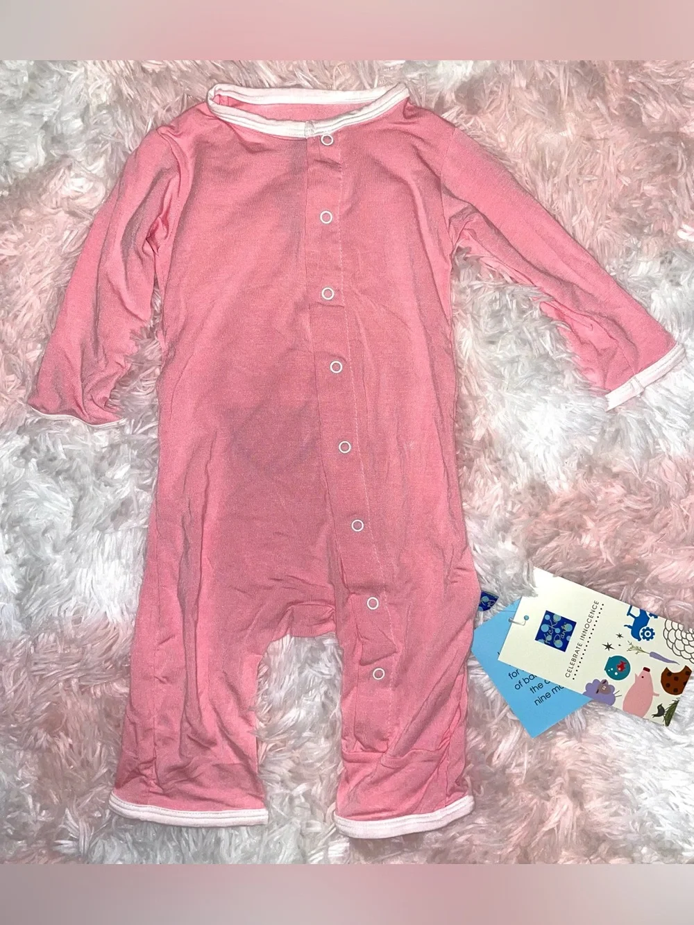Kickee Pants “I love grandpa” jumpsuit size 0-3 months